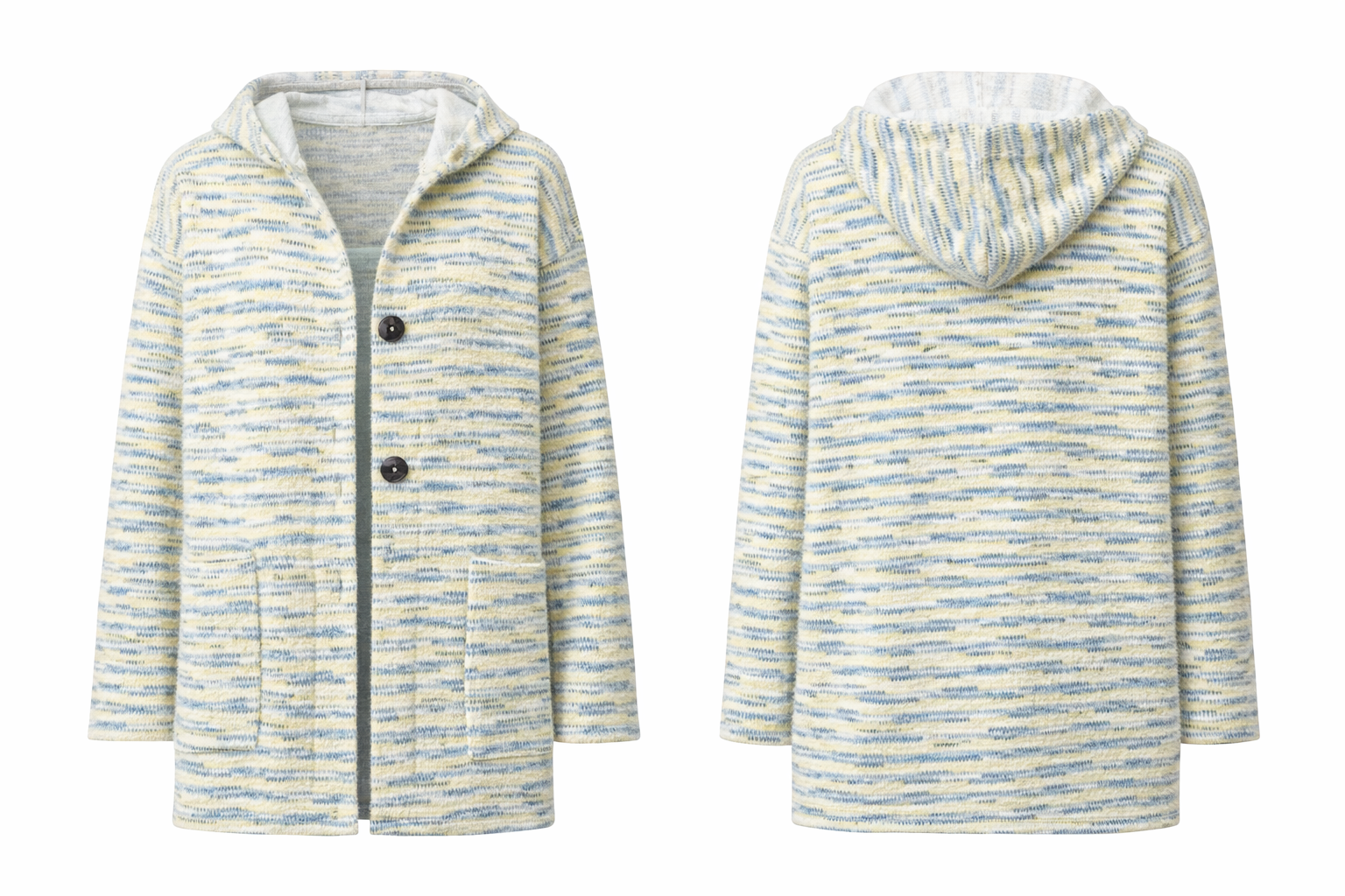 Striped Hoodie Jacket