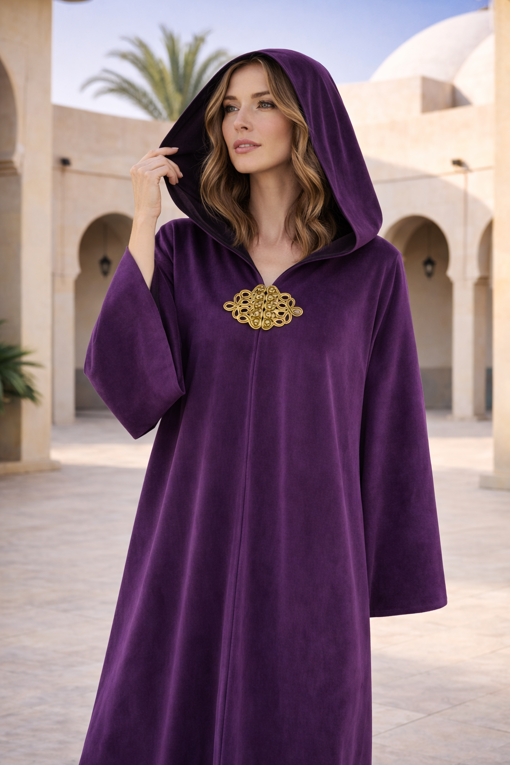 Purple Ramadan Kaftan