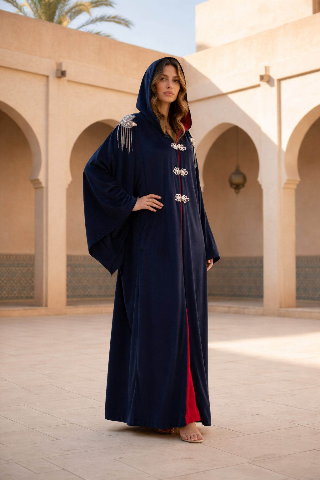Navy Ramadan Kaftan