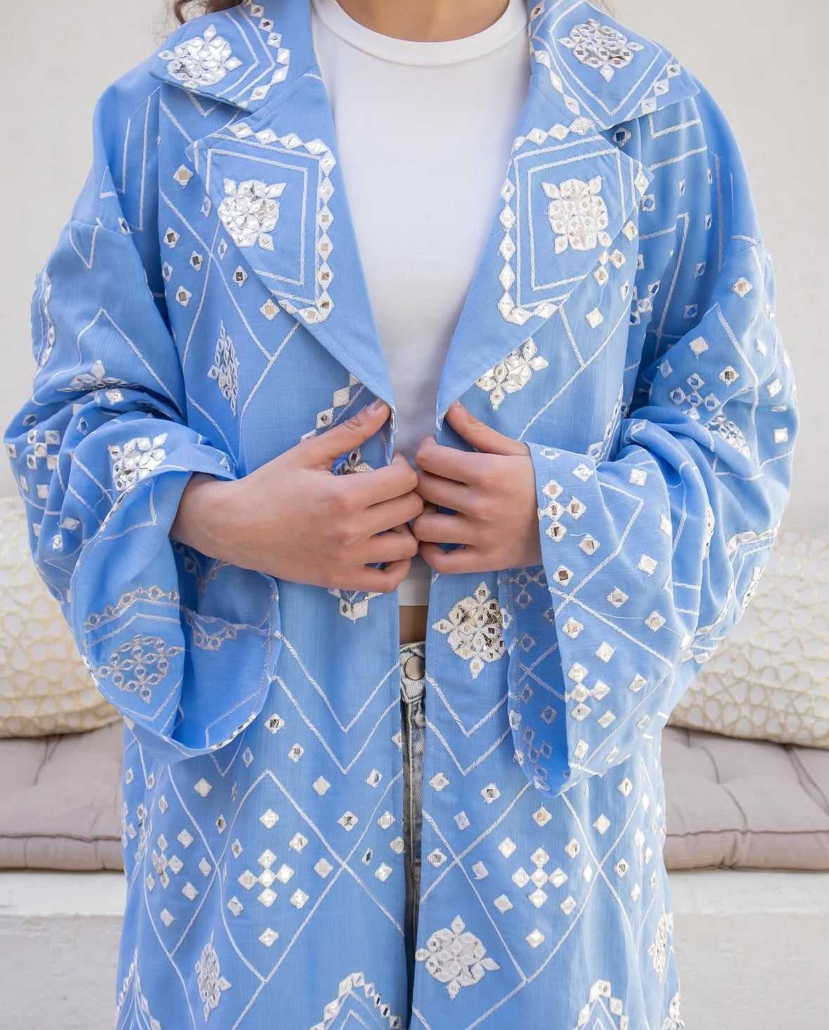 Blue kaftan