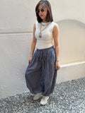 Blue balloon pants